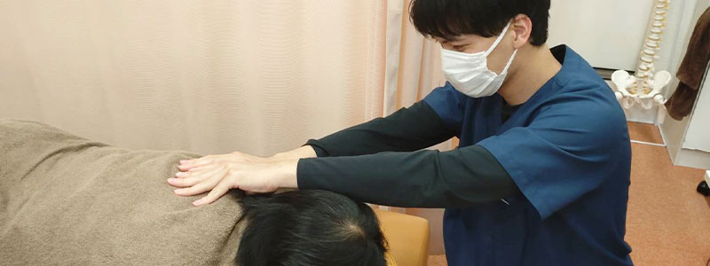 施術中の様子